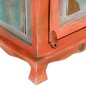 Comodino in Legno Massello di Mango Arancione Comodino in Legno Massello di Mango Arancione