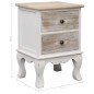 Comodini 2 pz 35x30x50 cm in Legno di Paulownia Comodini 2 pz 35x30x50 cm in Legno di Paulownia