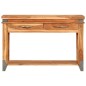 Tavolo Console 110x34x74 cm in Legno Massello di Acacia Tavolo Console 110x34x74 cm in Legno Massello di Acacia