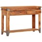 Tavolo Console 110x34x74 cm in Legno Massello di Acacia Tavolo Console 110x34x74 cm in Legno Massello di Acacia