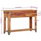 Tavolo Console 110x34x74 cm in Legno Massello di Acacia Tavolo Console 110x34x74 cm in Legno Massello di Acacia