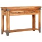 Tavolo Console 110x34x74 cm in Legno Massello di Acacia Tavolo Console 110x34x74 cm in Legno Massello di Acacia