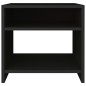 Comodino Nero 40x30x40 cm in Truciolato Comodino Nero 40x30x40 cm in Truciolato