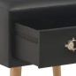 Comodino Nero 40x35x40 cm in Similpelle Comodino Nero 40x35x40 cm in Similpelle