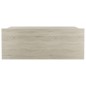 vidaXL Comodini Pensili 2pz Rovere Sonoma 40x30x15cm Legno Multistrato