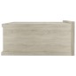 vidaXL Comodini Pensili 2pz Rovere Sonoma 40x30x15cm Legno Multistrato