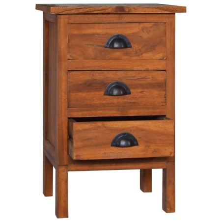 Comodino 40x35x60 cm in Legno Massello di Teak