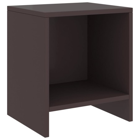 vidaXL Comodini 2 pz Marrone Scuro 35x30x40 cm in Pino Massello