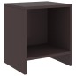 vidaXL Comodini 2 pz Marrone Scuro 35x30x40 cm in Pino Massello vidaXL Comodini 2 pz Marrone Scuro 35x30x40 cm in Pino Massello