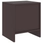 vidaXL Comodini 2 pz Marrone Scuro 35x30x40 cm in Pino Massello vidaXL Comodini 2 pz Marrone Scuro 35x30x40 cm in Pino Massello