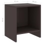 vidaXL Comodini 2 pz Marrone Scuro 35x30x40 cm in Pino Massello vidaXL Comodini 2 pz Marrone Scuro 35x30x40 cm in Pino Massello