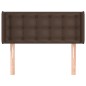 Testiera ad Orecchio Marrone 83x16x78/88 cm in Similpelle Testiera ad Orecchio Marrone 83x16x78/88 cm in Similpelle