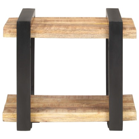 Comodino 50x40x40 cm in Legno di Mango Grezzo
