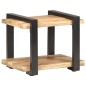 Comodino 50x40x40 cm in Legno di Mango Grezzo Comodino 50x40x40 cm in Legno di Mango Grezzo