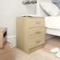 vidaXL Comodini 2 pz Rovere Sonoma 38x35x56 cm in Legno Multistrato vidaXL Comodini 2 pz Rovere Sonoma 38x35x56 cm in Legno Multistrato