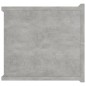 Comodino Grigio Cemento 40x30x30 cm in Truciolato Comodino Grigio Cemento 40x30x30 cm in Truciolato