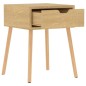 Comodino Rovere Sonoma 40x40x56 cm in Truciolato