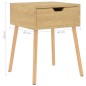 Comodino Rovere Sonoma 40x40x56 cm in Truciolato