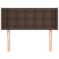 Testiera ad Orecchio Marrone 103x16x78/88 cm in Similpelle Testiera ad Orecchio Marrone 103x16x78/88 cm in Similpelle