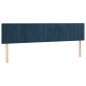 vidaXL Testiere 2 pz Blu Scuro 100x5x78/88 cm in Velluto vidaXL Testiere 2 pz Blu Scuro 100x5x78/88 cm in Velluto