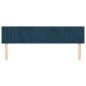vidaXL Testiere 2 pz Blu Scuro 100x5x78/88 cm in Velluto vidaXL Testiere 2 pz Blu Scuro 100x5x78/88 cm in Velluto