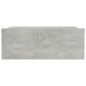 Comodini Pensili 2 pz Grigio Cemento 40x30x15 cm in Truciolato Comodini Pensili 2 pz Grigio Cemento 40x30x15 cm in Truciolato