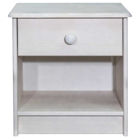 Comodino 41x30x42 cm in Legno Massello di Pino