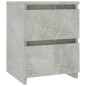 Comodino Grigio Cemento 30x30x40 cm in Truciolato Comodino Grigio Cemento 30x30x40 cm in Truciolato