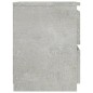 Comodino Grigio Cemento 30x30x40 cm in Truciolato Comodino Grigio Cemento 30x30x40 cm in Truciolato