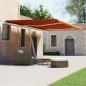 vidaXL Tenda da Sole Autoportante Automatica 600x300cm Arancio Marrone vidaXL Tenda da Sole Autoportante Automatica 600x300cm Arancio Marrone