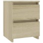 Comodino Rovere Sonoma 30x30x40 cm in Truciolato Comodino Rovere Sonoma 30x30x40 cm in Truciolato