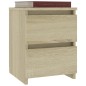 Comodino Rovere Sonoma 30x30x40 cm in Truciolato Comodino Rovere Sonoma 30x30x40 cm in Truciolato