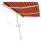 vidaXL Tenda da Sole Autoportante Automatica 600x300cm Arancio Marrone vidaXL Tenda da Sole Autoportante Automatica 600x300cm Arancio Marrone
