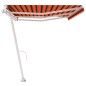 vidaXL Tenda da Sole Autoportante Automatica 600x300cm Arancio Marrone vidaXL Tenda da Sole Autoportante Automatica 600x300cm Arancio Marrone