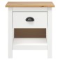 Comodini Hill 2 pz 46x35x49,5 cm Legno Massello di Pino Comodini Hill 2 pz 46x35x49,5 cm Legno Massello di Pino