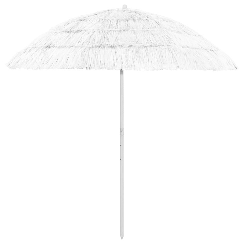 Ombrellone da Spiaggia Hawaii Bianco 240 cm Ombrellone da Spiaggia Hawaii Bianco 240 cm