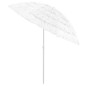 Ombrellone da Spiaggia Hawaii Bianco 240 cm Ombrellone da Spiaggia Hawaii Bianco 240 cm