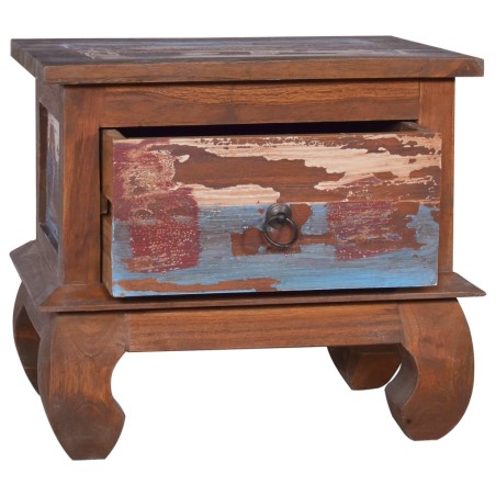 vidaXL Comodino 45x35x40 cm in Legno Massello di Recupero