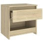Comodino Rovere Sonoma 40x30x39 cm in Truciolato Comodino Rovere Sonoma 40x30x39 cm in Truciolato
