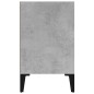 Comodini con Gambe in Metallo 2 pz Grigio Cemento 40x30x50 cm Comodini con Gambe in Metallo 2 pz Grigio Cemento 40x30x50 cm