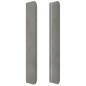vidaXL Testiera ad Orecchio Grigio Chiaro 103x16x118/128 cm in Velluto vidaXL Testiera ad Orecchio Grigio Chiaro 103x16x118/128 cm in Velluto