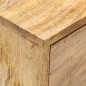 Comodino 40x35x55 cm in Legno Massello di Mango