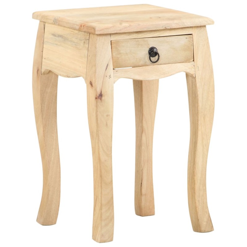 Comodino 28x28x46 cm in Legno Massello di Mango Comodino 28x28x46 cm in Legno Massello di Mango
