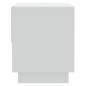 Comodini 2 pz Bianchi 45x34x44 cm in Truciolato Comodini 2 pz Bianchi 45x34x44 cm in Truciolato