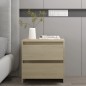 Comodini 2 pz Rovere Sonoma 45x34,5x44,5 cm in Truciolato Comodini 2 pz Rovere Sonoma 45x34,5x44,5 cm in Truciolato