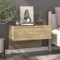 Comodino a Muro Rovere Sonoma Comodino a Muro Rovere Sonoma