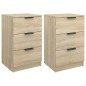 Comodini 2 pz Rovere Sonoma 40x36x65 cm Comodini 2 pz Rovere Sonoma 40x36x65 cm