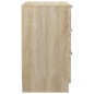 Comodini 2 pz Rovere Sonoma 40x36x65 cm Comodini 2 pz Rovere Sonoma 40x36x65 cm