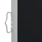Tenda da Sole Laterale Retrattile 140 x 300 cm Nera