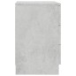 Comodino Grigio Cemento 38x35x56 cm in Truciolato Comodino Grigio Cemento 38x35x56 cm in Truciolato